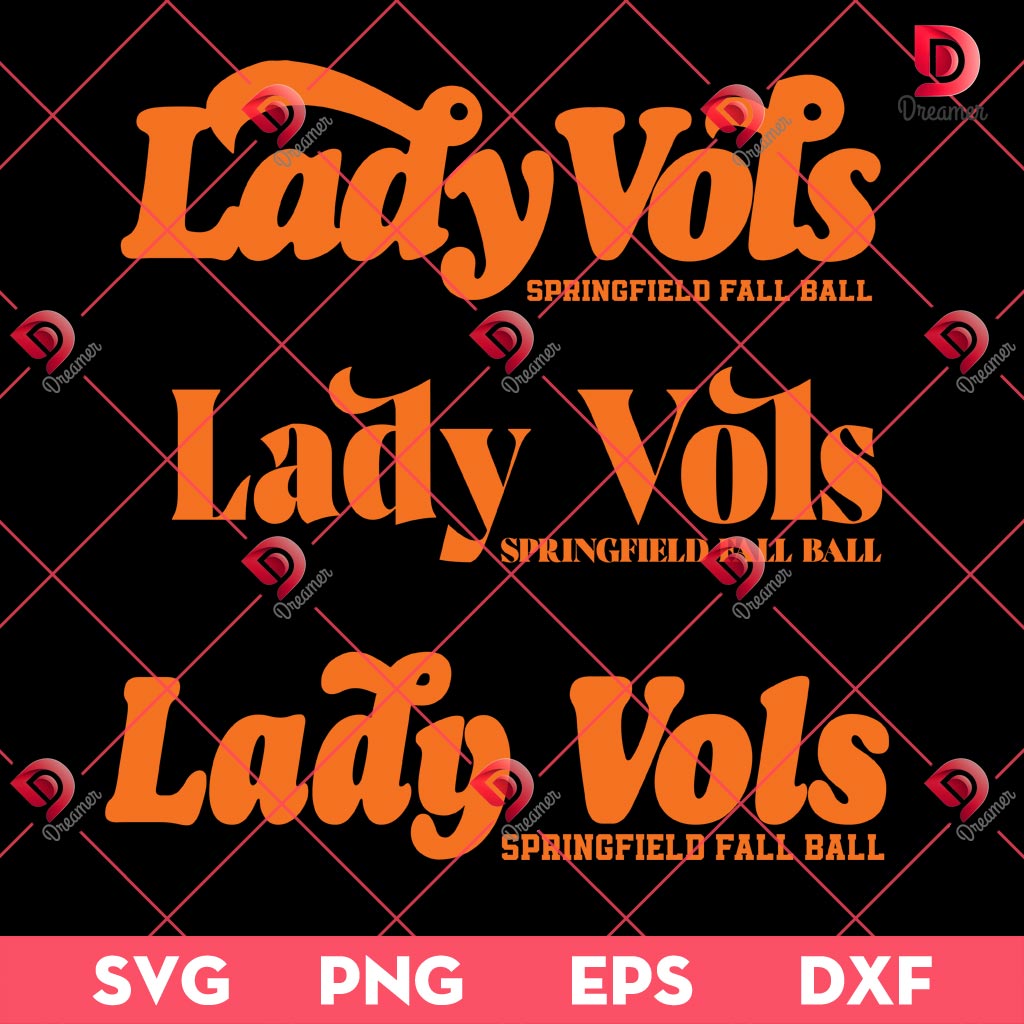 Lady Vols Springfield Fall Ball SVG PNG EPS DXF