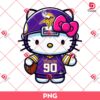 Minnesota Vikings Hello Kitty PNG, Hello Kitty NFL Football PNG