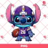 Minnesota Vikings Stitch PNG, Lilo And Stitch NFL Football PNG, Stitch Sport Football Fan PNG