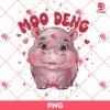 Moo Deng Bouncy Pig PNG, Moo Deng Baby Hippo PNG
