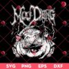 Moo Deng Metal SVG PNG EPS DXF, Moo Deng Baby Hippo SVG PNG, Lover Moo Deng Hippo SVG PNG
