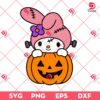 My Melody Pumpkin Halloween SVG PNG, Sanrio My Melody Halloween PNG SVG