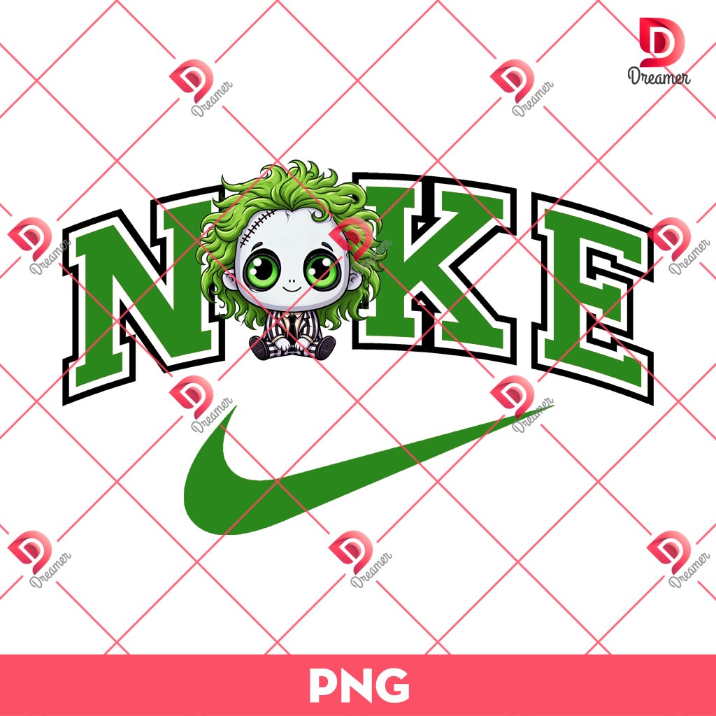 Nike Baby Beetlejuice PNG, Cute Beetlejuice Nike PNG, Beetlejuice Halloween PNG