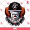 Pennywise Las Vegas Raiders PNG, Horror Killers Football Halloween PNG