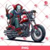 Pennywise Ride A Motobike PNG, Horror Killer PNG, Scary Movie Halloween PNG