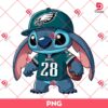 Philadelphia Eagles Stitch PNG, Lilo And Stitch NFL Football PNG, Stitch Sport Football Fan PNG