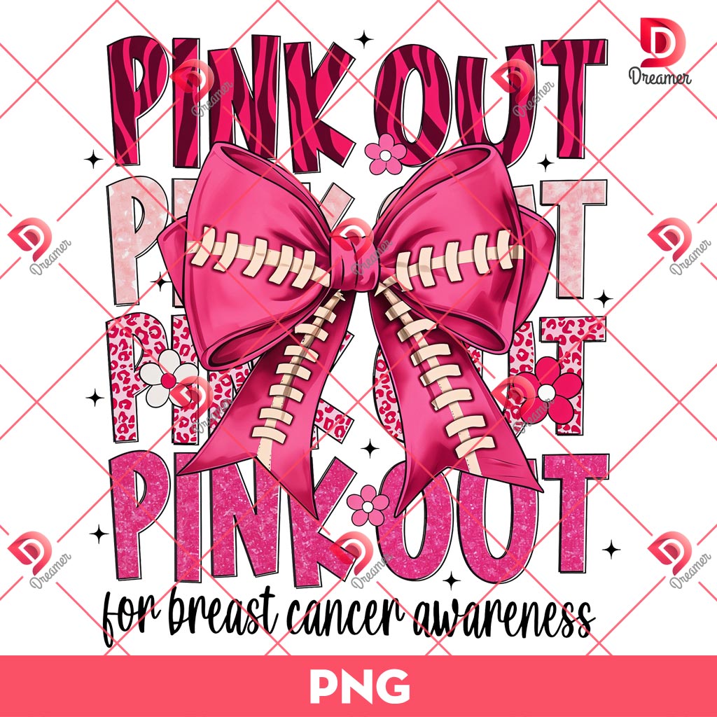 Pink Out For Breast Cancer PNG, Breast Cancer Awareness PNG