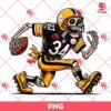 Pittsburgh Steelers Skeleton Player PNG, Skeleton Football PNG