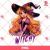 Rapunzel Princess Feeling Witchy PNG, Halloween Disney Princess PNG