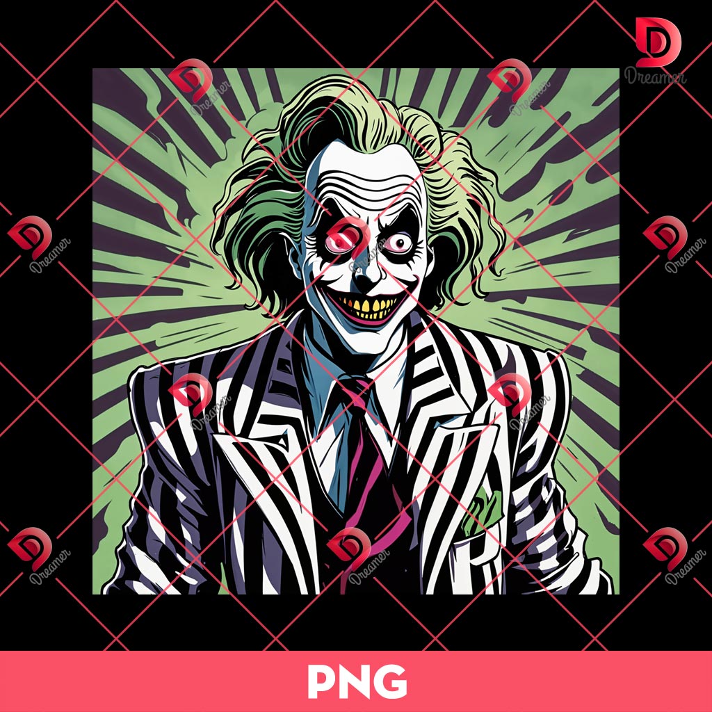 Retro Beetlejuice Comic PNG, Horror Movie Character PNG, Beetlejuice Halloween PNG