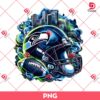 Seattle Seahawks NFL Helmet PNG, Smoke Helmet NFL Football Teams PNG