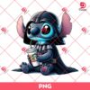 Stitch Darth Vader Drinks Starbucks Coffee PNG, Stitch Star Wars PNG