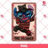 Stitch Freddy Krueger Tarot Card PNG, The Dreamer Freddy Stitch PNG
