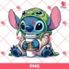 Stitch Yoda Drinks Coffee PNG, Stitch Yoda Star Wars PNG