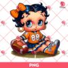 Tennessee Volunteers Bettty Boop PNG, Betty Boop Football PNG