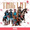 Thug Life Horror Killers Cowboys Version PNG, Horror Killers Thug Life PNG