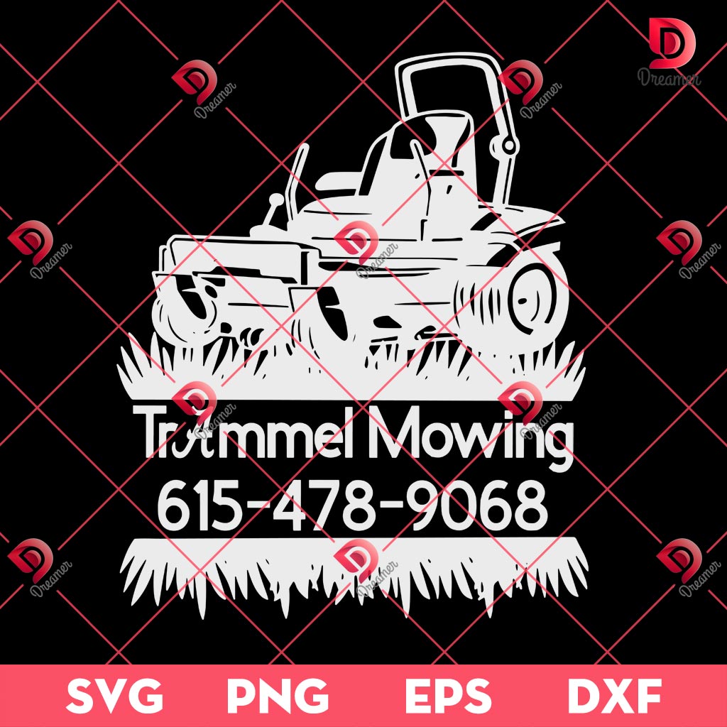 Trammel Mowing PNG EPS DXF SVG