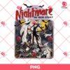 Vintage Nightmare On Main Street PNG, Nightmare Before Christmas PNG, Horror Characters Halloween PNG