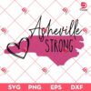 Asheville Strong SVG PNG EPS DXF, Hurricane Helene Disaster Relief SVG PNG EPS DXF