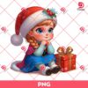 Baby Anna Merry Christmas PNG, Disney Princess Christmas PNG