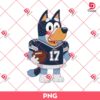 Bluey Dallas Cowboys PNG, Bluey NFL Football PNG, Cowboys Football Cartoon Bluey PNG