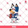 Bluey Football Buffalo Bills PNG, Bluey NFL Sport PNG