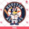 Bluey Houston Astros PNG, Baseball Houston Astros Bluey Player PNG, Bluey MLB PNG