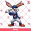 Bugs Bunny New York Mets PNG, Cute Cartoon Rabbit Baseball Player PNG