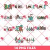 Bundle Nurse Christmas PNG, Merry Christmas Nurse Bundle PNG