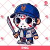 Chibi Jason New York Mets PNG, Cute Jason Voorhees Baseball NY Mets PNG
