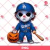 Chibi Michael Myers LA Dodgers PNG, Los Angeles Dodgers Horror Characters PNG