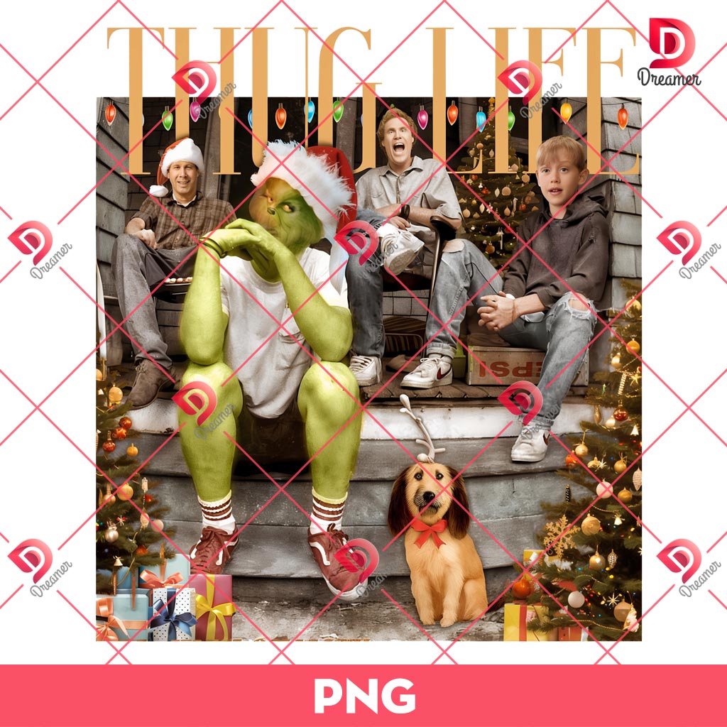 Christmas Thug Life PNG, Thug Life Christmas Movie PNG