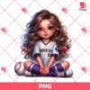 Colorado Rockies Cartoon Girl PNG, Cute Girl MLB Baseball PNG, Baseball Girl Fan PNG