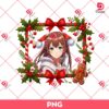 Cute Anime Girl Christmas PNG, Christmas Clipart PNG