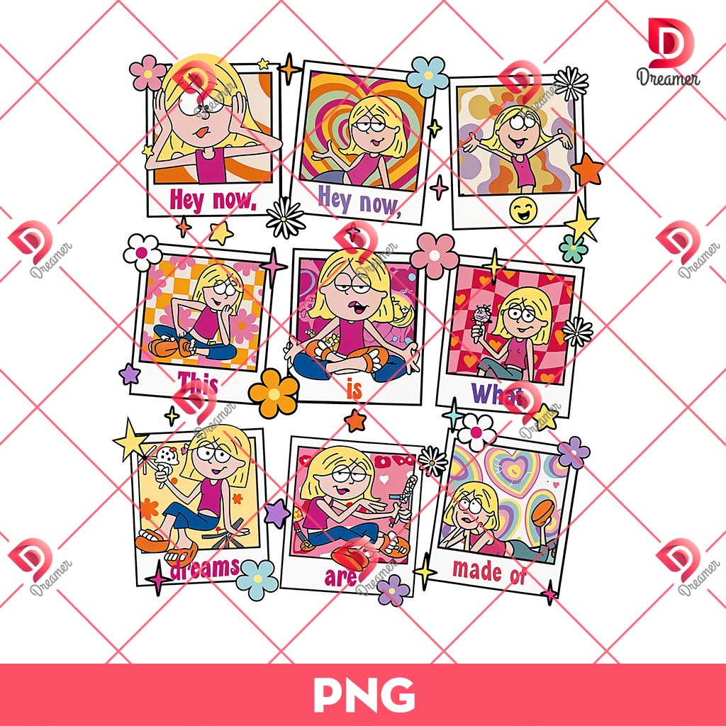 Cute Lizzie Mcguire PNG, This Is What Dreams Are Made Of, Cartoon Lizzie McGuire PNG