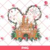 Disney Castle Christmas PNG, Disney Merry Christmas PNG