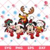 Disney Christmas Mickey Mouse And Friends SVG PNG, Disney Friends Merry Christmas 2024 SVG PNG