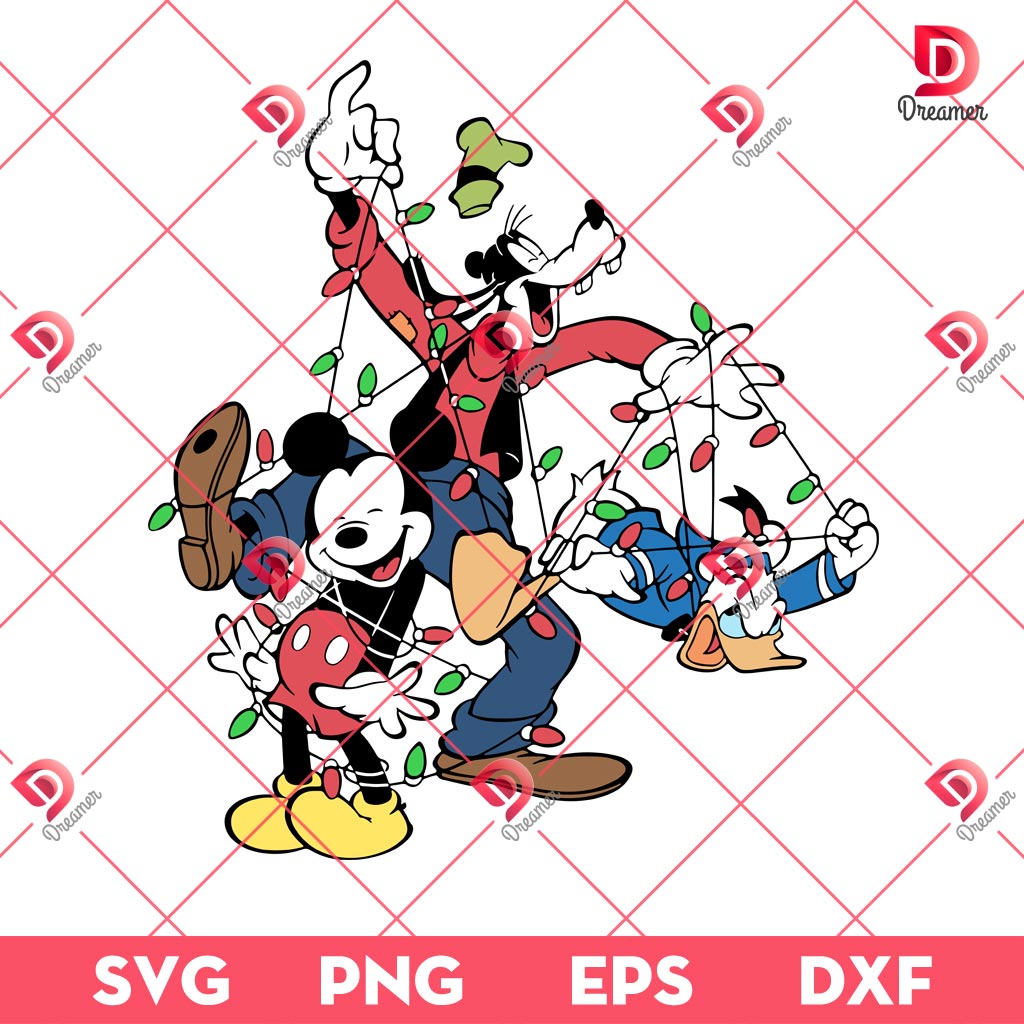 Disney Friends Christmas SVG PNG, Merry Christmas 2024 SVG PNG