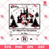 Disney Mouse Christmas Song SVG PNG, All I Want For Christmas Is You SVG PNG