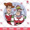 Disney Toy Story Christmas SVG PNG, Buzz Lightyear And Woody Merry Christmas SVG PNG