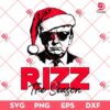 Donald Trump Rizz The Season Christmas SVG PNG, Christmas Trump Santa Claus Hat PNG SVG