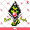 Funny Grinch Merry Christmas PNG, Eww People Grinch Zipper Blowing Bubble PNG