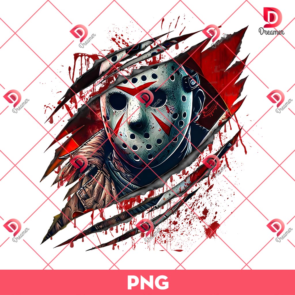 Halloween Horror Killers PNG, Jason Voorhees PNG, Scary Movies Halloween PNG