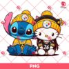 Hello Kitty And Stitch Pittsburgh Steelers PNG, Cute Stitch Football PNG, Hello Kitty NFL Football PNG