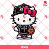 Hello Kitty Basketball Player Brooklyn Nets PNG, Hello Kitty NBA Basketball PNG