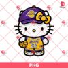 Hello Kitty Los Angeles Lakers Player PNG, Hello Kitty NBA Basketball PNG