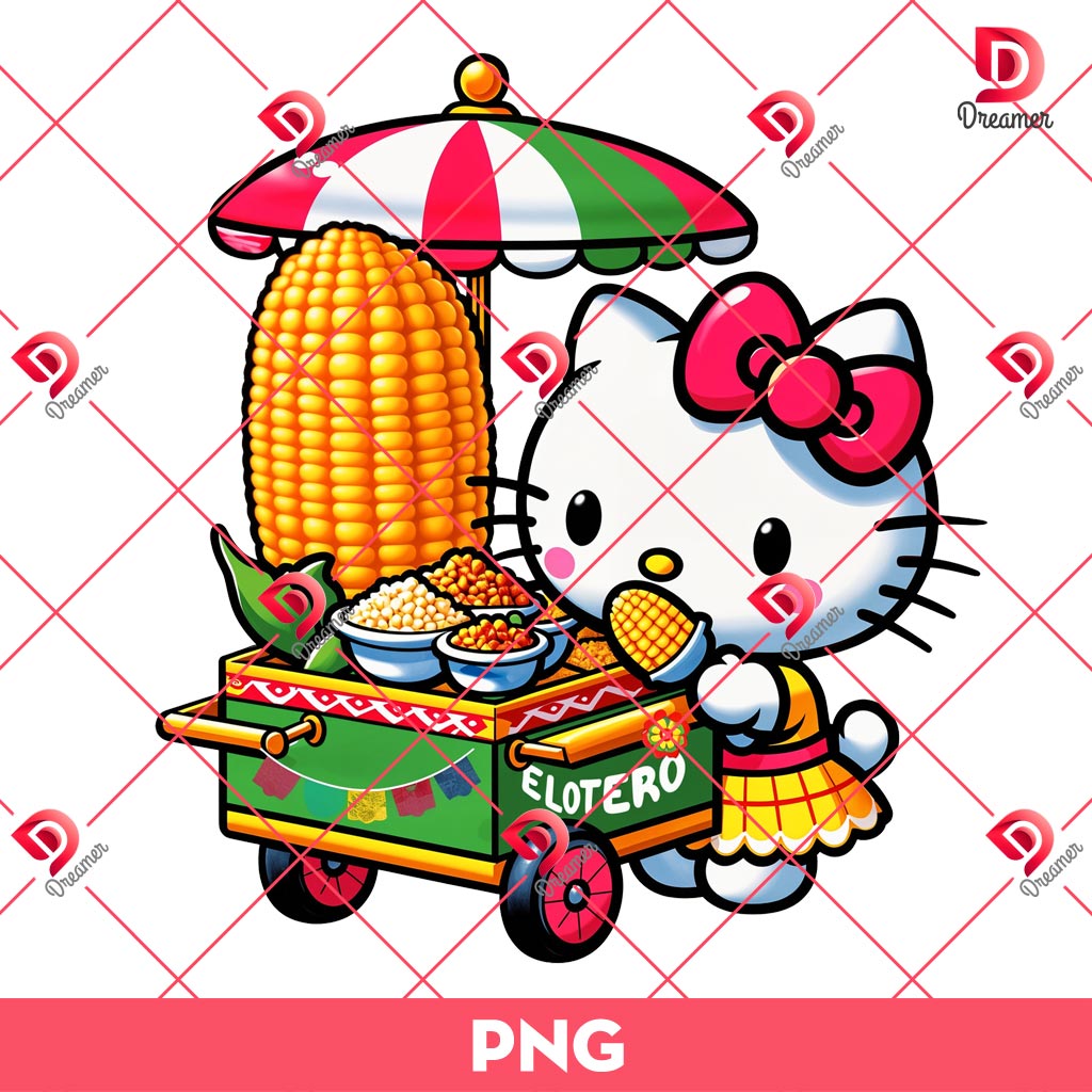Hispanic Cute Hello Kitty PNG