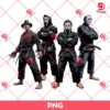 Horror Characters Jiu Jitsu PNG, Horror Killers PNG