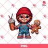 Horror Chucky Doll Christmas PNG, Chibi Chucky Merry Christmas PNG, Scary Character Halloween PNG