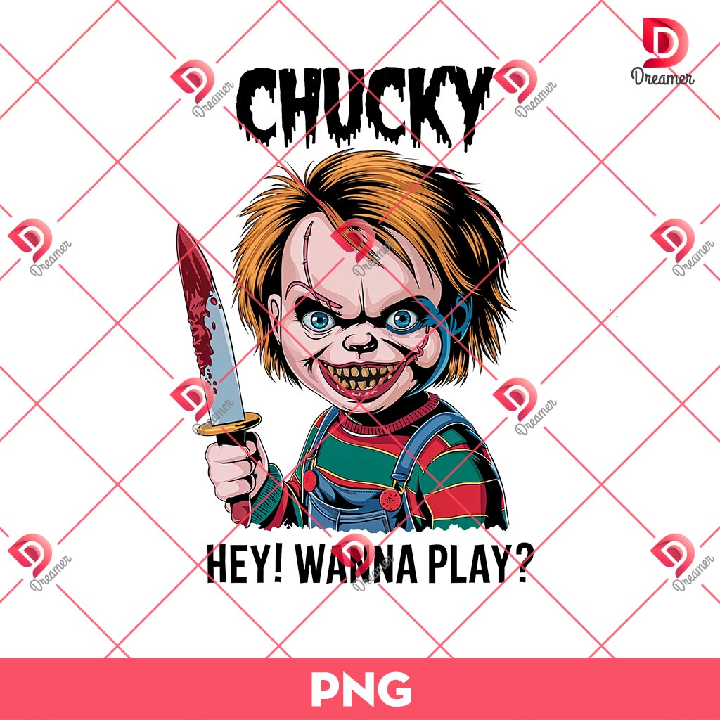 Horror Chucky PNG, Halloween Horror Movie Killers PNG